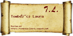 Tombácz Laura névjegykártya