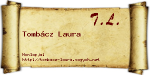 Tombácz Laura névjegykártya